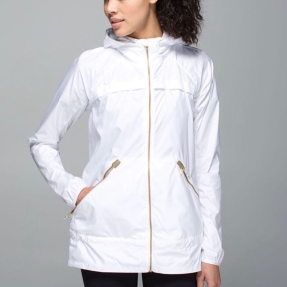 lululemon packable rain jacket